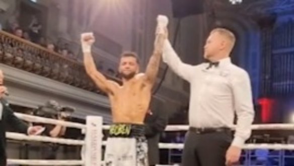 Super-featherweight boxer John Cooney is in intensive care after his defeat by Welshman Nathan Howells in Belfast on Saturday.