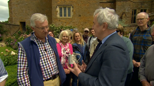 When presented with an antique tankard, one expert said it was "the finest he'd ever seen" on Antiques Roadshow on 9Now.