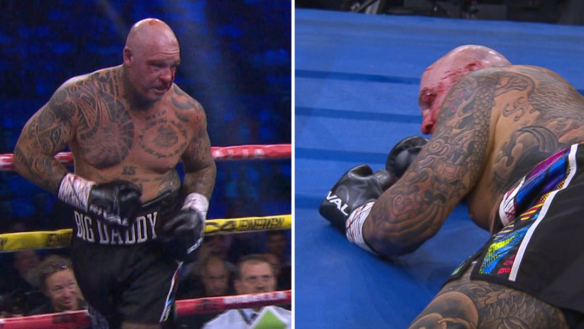 Former world champion Aussie boxer Lucas Browne looks sure to retire after being demolished by Hemi Ahio in Perth.