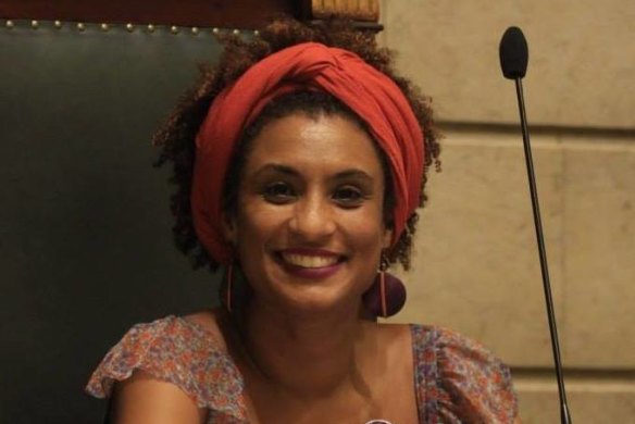 Assassinated: Rio city councillor Marielle Franco in a photo from her official Facebook page.