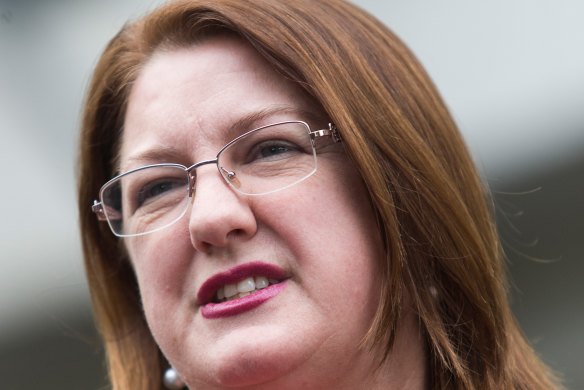 Victorian Industrial Relations minister Natalie Hutchins did not rule out making 'wage theft' a crime.
