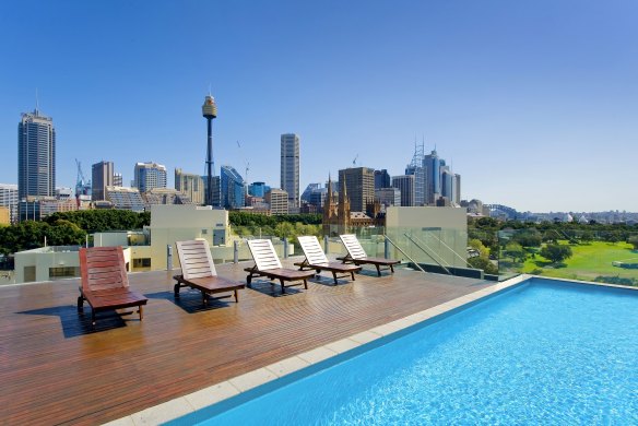 Property records show the view from the Woolloomooloo apartment.