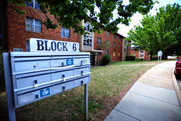 The taskforce is tearing down old public housing like Stuart Flats, but is now building homes for DHA as well.