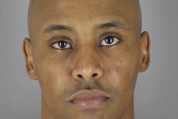 Former Minneapolis policeman Mohamed Noor, after he turned himself in to the Hennepin County Jail. 