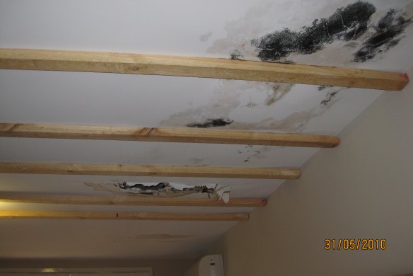 Damage alleged to have been caused by defective building work at the Lagani apartment complex in Braddon.