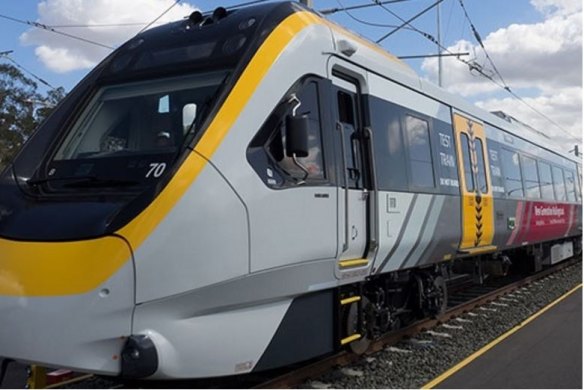 Air conditioning has been boosted dropping temperatures by two degrees in Queensland's new trains.