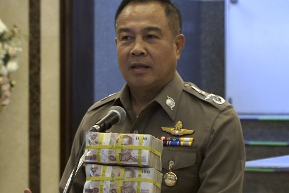 Somyot Poompanmoung, now head of the Football Association of Thailand, offered a reward $120,000 reward for information over a deadly bombing in Bangkok, only to give the money to his team.