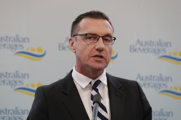 Australian Beverages Council chief executive Geoff Parker. 