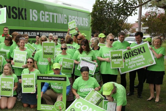 The Australian Education Union last campaigned on school funding under the banner: "I Give a Gonski."