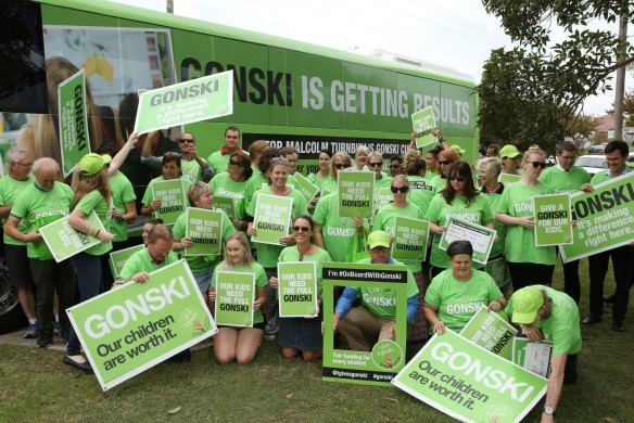 The Australian Education Union last campaigned on school funding under the banner: "I Give a Gonski."