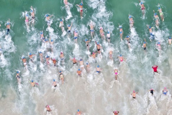 The Rottnest Channel Swim took place on the weekend.