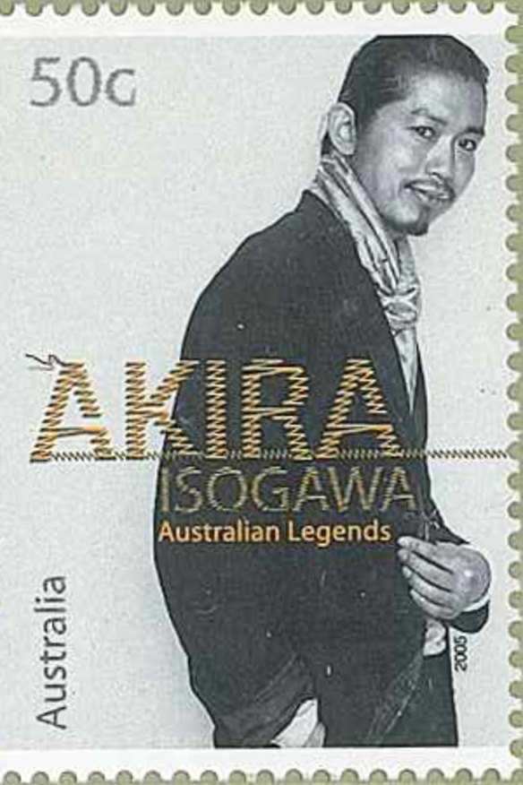 Isogawa was one of six designers on a 2005 Australian Legends stamps series.