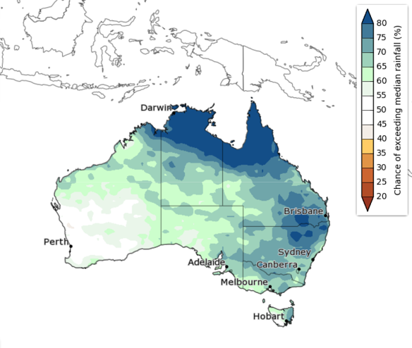 The wet weather is likely to stick around.