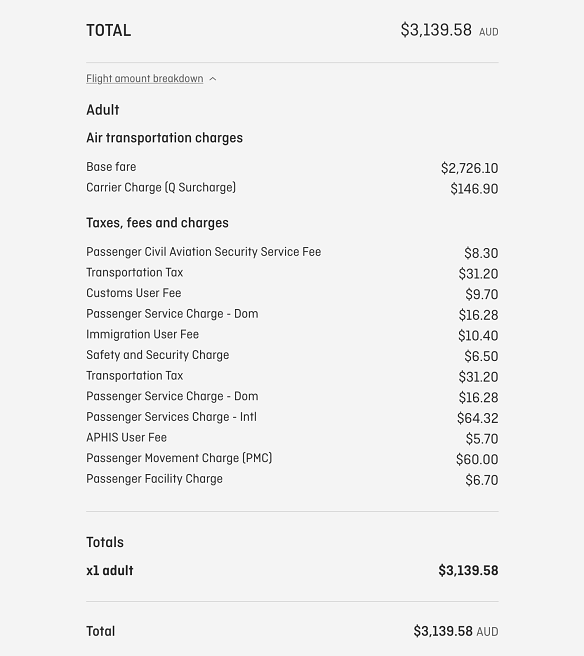 Why you’re paying hundreds extra in airfare fees and charges