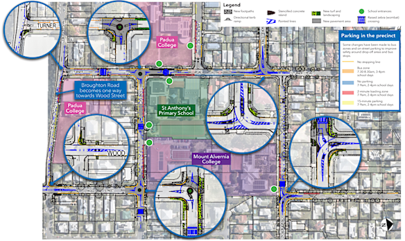The Brisbane City Council released a draft plan for its Kedron safer school precinct project on October 14.