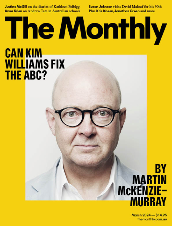 The recent March edition of The Monthly.