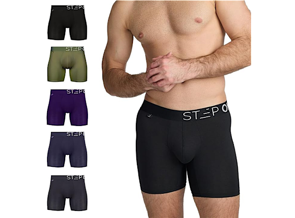 STEP ONE Mens Boxers Shorts Multipack