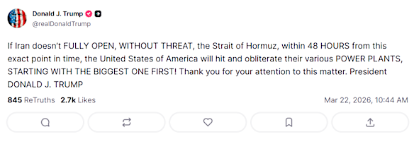 Ancaman Donald Trump terhadap Iran.