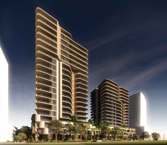 Golden Sedayu’s second twin-tower development for Burswood Point is up for approval. 