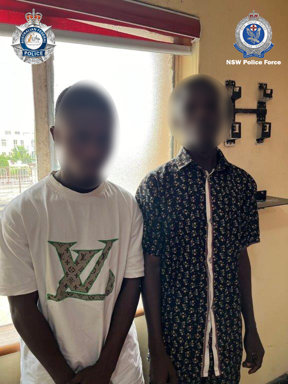 Two scammers from Nigeria were arrested by the AFP and local authorities last month.