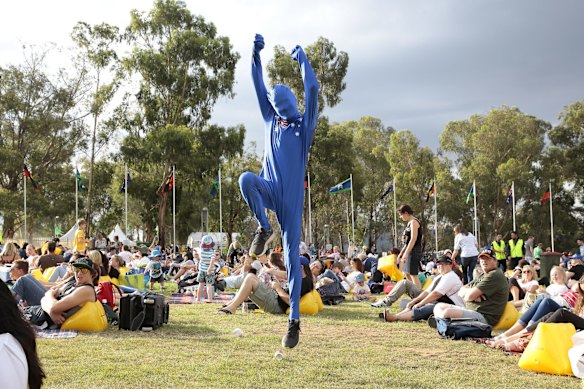 One happy Aussie, Stirling Thompson of  Toowoomba.  