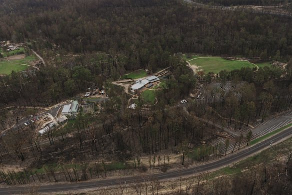 Eurobodalla Regional Botantic Gardens in Mogo, where bushfires destroyed much of their equipment and many rare native flora species. 