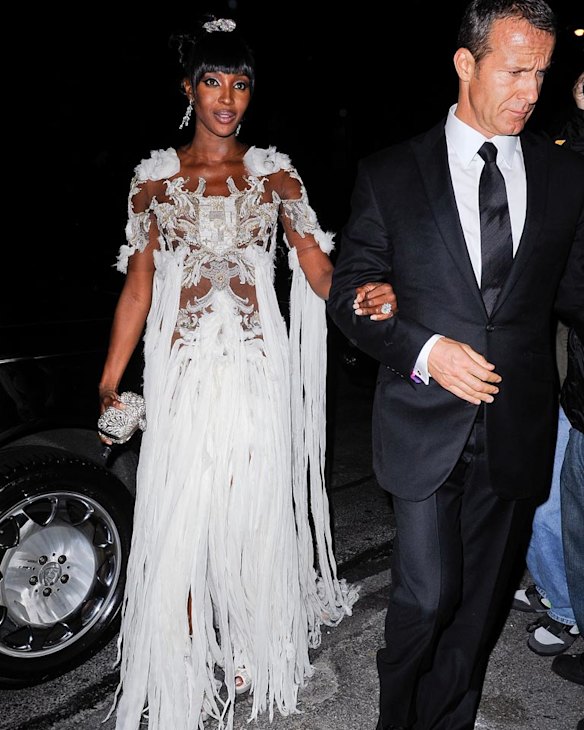 While Naomi Campbell normally dresses so well, this gown is too costumey for a ball.