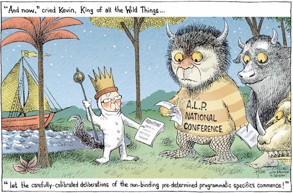 The Kevin Rudd cartoons, from David Pope