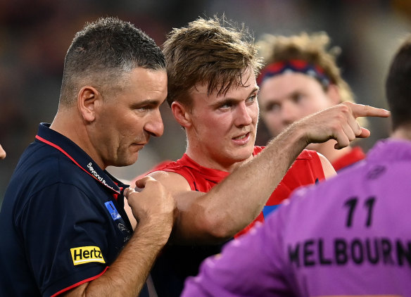 James Jordon is a Melbourne premiership player but did not take to the field as the medical substitute in the 2021 grand final.