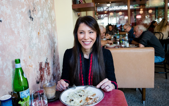 Lorraine Tarabay, the new chair of the MCA, at Barbetta in Paddington.