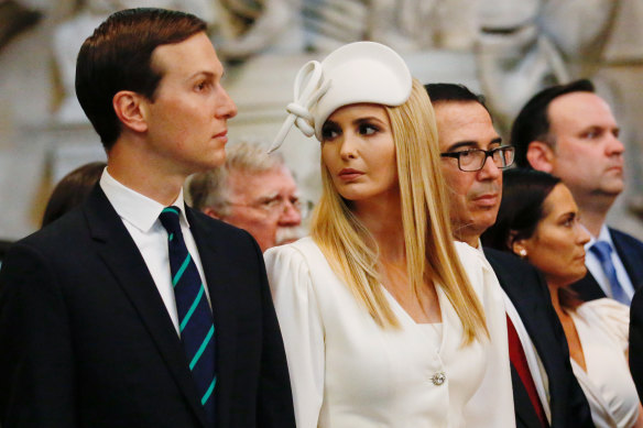 Jared Kushner, senior White House adviser and Ivanka Trump have joined Trump on the visit. 