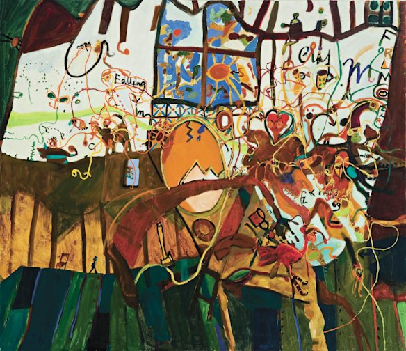 John Olsen's Love in the Kitchen, 1969.  