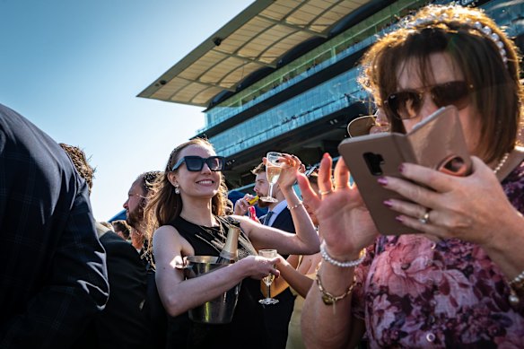The crowd at Everest Day, Royal Randwick Racecourse.