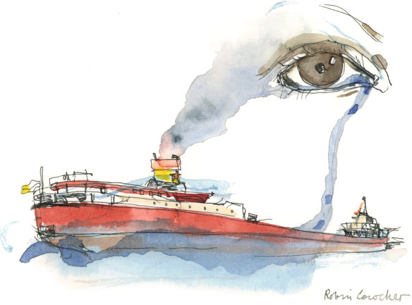 Illustration: Robin Cowcher. 