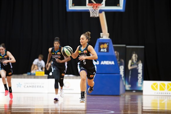 Capitals' Leilani Mitchell. 