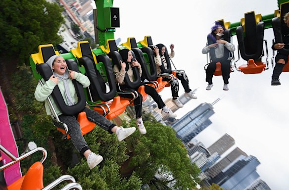 The last day of Moomba at the Alexandra gardens. 