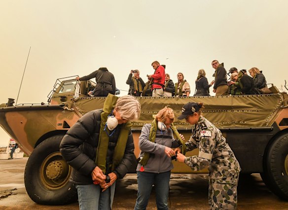 Mallacoota Evacuations 
