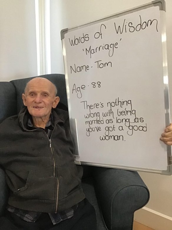 The residents of Waratah Lodge, an aged care home in Orbost in Victoria's east.