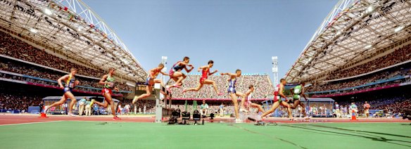Men's steeplechase heats.
