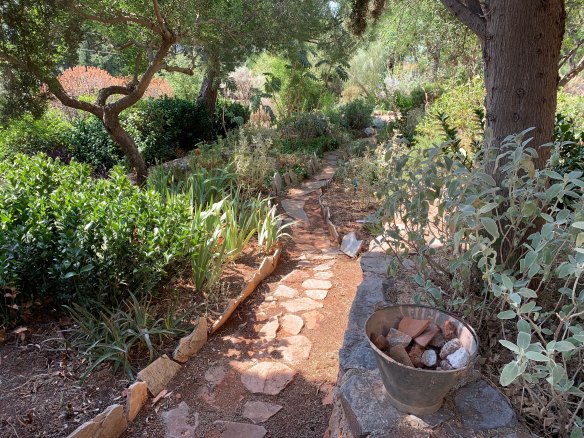 The garden at Sparoza as it appears today