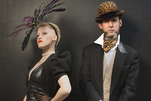 Fashions on the Field: Bridie O'Leary and Richard Nylon.