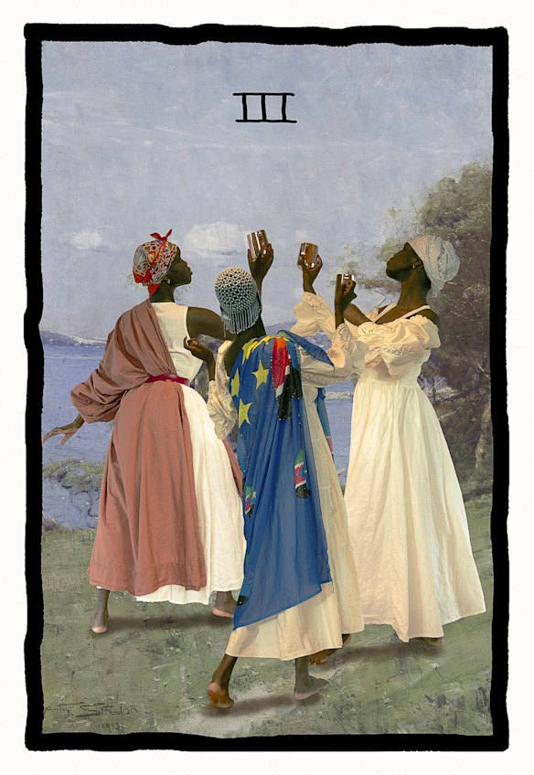 Atong Atem’s <i>Three of cups</i>, from the <i>This Happened to You </i>series, 2025. 