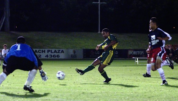 And another: Breaking the world record with his 12th goal, in Coffs Harbour.