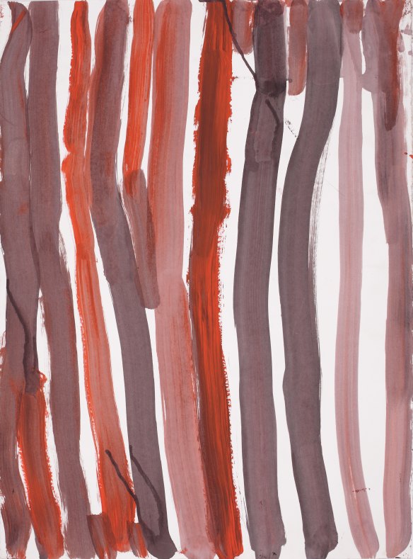 Emily Kame Kngwarreye, Untitled (awelye), 1995.
