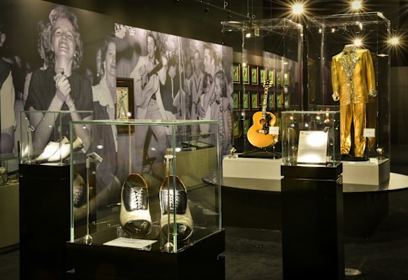 The museum also features his costumes and artifacts from his time in the military.