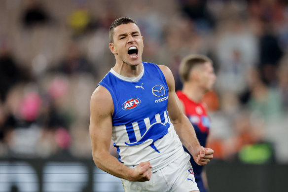 Blue-chip star: North Melbourne can expect rival offers for Luke Davies-Uniacke.