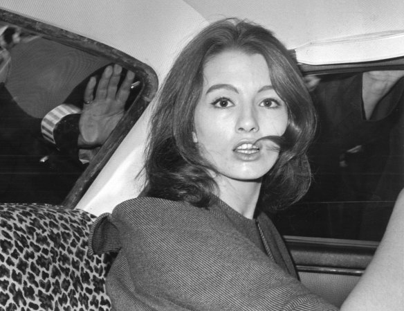 Christine Keeler, the model at centre of Profumo Affair, on July 22, 1963.