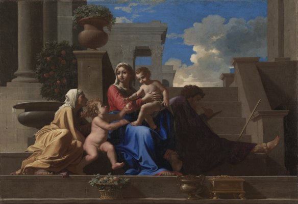  The Holy Family on the steps by Poussin (1684)
