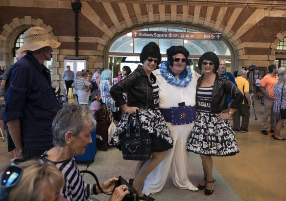 Girl Happy: Sean Wright with Gail Goulding and Deborah Petreski.   