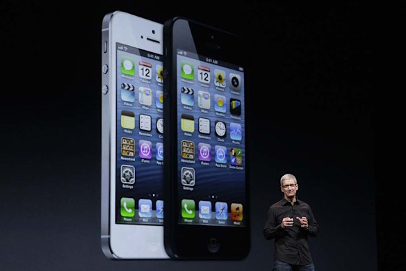 Apple CEO Tim Cook speaks about the iPhone 5.